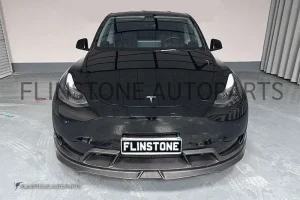 ลิ้นหน้า Dry Carbon Fiber TESLA MODEL Y ทรง Fulgur