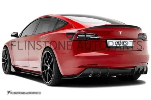 สปอยเลอร์คาร์บอน TESLA MODEL 3 ทรง ADRO V.1