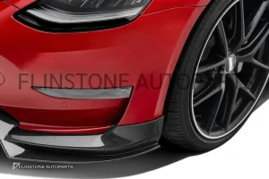 ลิ้นหน้าคาร์บอน TESLA MODEL 3 ทรง ADRO V.1