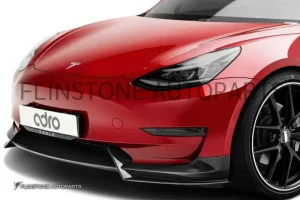 ลิ้นหน้าคาร์บอน TESLA MODEL 3 ทรง ADRO V.1