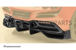 ดิฟฟิวเซอร์ Carbon Fiber Ferrari F8 Tributo ทรง Mansory (แท้)