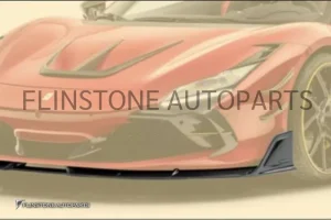 ลิ้นหน้า Carbon Fiber Ferrari F8 Tributo ทรง Mansory (แท้)