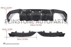 ดิฟฟิวเซอร์ Carbon Fiber BMW 4 Series G22 ทรง SQ