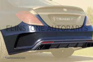 กันชนหลัง Carbon Fiber W222 S-Class Facelift ทรง Mansory (แท้)