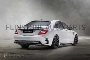 ชุดกันชนรอบคัน Carbon Fiber W222 S-Class Facelift ทรง Mansory (แท้)