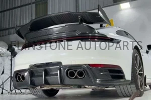 ดิฟฟิวเซอร์ Carbon Fiber Porsche 992 Carrera ทรง Pro (แท้)