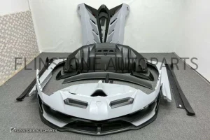 ชุดแต่ง Lamborghini Aventador SVJ แบบ Matte Carbon