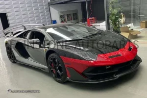 ชุดแต่ง Lamborghini Aventador SVJ แบบ Matte Carbon