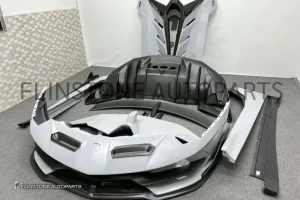 ชุดแต่ง Lamborghini Aventador SVJ แบบ Matte Carbon