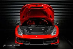 ช่องเก็บของหน้า Carbon Fiber Ferrari 488 GTB/Spider ทรง Darwin Pro (แท้)
