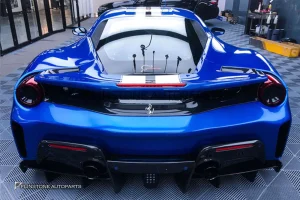 สปอยเลอร์ท้าย Carbon Fiber Ferrari 488 GTB/Spider ทรง Darwin Pro (แท้)