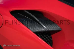 ช่องลมข้าง Carbon Fiber Ferrari 488 GTB/Spider ทรง 1016 Industries (แท้)