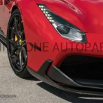 ตัวต่อลิ้นหน้า Carbon Fiber Ferrari 488 GTB/Spider ทรง 1016 Industries (แท้)