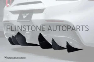 ดิฟฟิวเซอร์ Carbon Fiber Ferrari 488 GTB/Spider ทรง Diavolo (แท้)