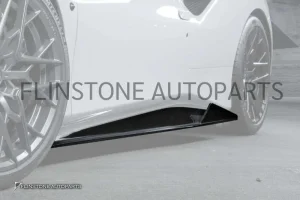 สเกิร์ตข้าง Carbon Fiber Ferrari 488 GTB/Spider ทรง Diavolo (แท้)