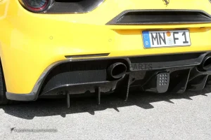 ตัวต่อดิฟฟิวเซอร์ Carbon Fiber Ferrari 488 GTB N-Largo/Spider ทรง Novitec (แท้)