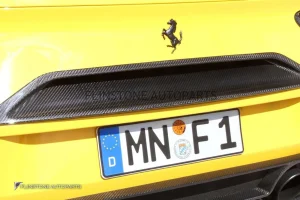 ช่องลมท้าย Carbon Fiber Ferrari 488 GTB N-Largo/Spider ทรง Novitec (แท้)