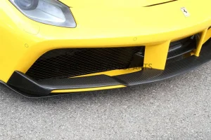 ลิ้นหน้า Carbon Fiber Ferrari 488 GTB/Spider ทรง Novitec (แท้)