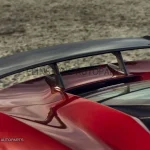 สปอยเลอร์ท้ายทรงสูง Carbon Fiber Ferrari 488 N-Largo/Spider ทรง Novitec (แท้)