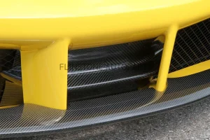 ลิ้นหน้า Carbon Fiber Ferrari 488 GTB N-Largo/Spider ทรง Novitec (แท้)