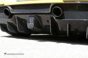 แผ่นปิดช่องเปิดอากาศดิฟฟิวเซอร์หลัง Carbon Fiber Ferrari 488 GTB N-Largo/Spider ทรง Novitec (แท้)