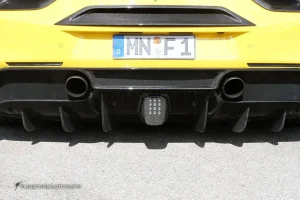 ดิฟฟิวเซอร์ Carbon Fiber Ferrari 488 GTB N-Largo/Spider ทรง Novitec (แท้)