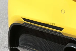 ตัวสะท้อนแสงกันชนหลัง Carbon Fiber Ferrari 488 ทรง Novitec (แท้)
