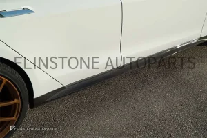 สเกิร์ตข้าง Carbon Fiber Tesla Model S ทรง Novitec (แท้)