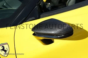 กระจกมองข้าง Carbon Fiber Ferrari SF90 ทรง Novitec (แท้)