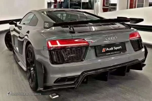 สปอยเลอร์ Carbon Fiber AUDI R8 ทรง AUDI SPORT (แท้)
