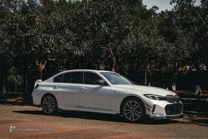สเกิร์ตข้าง Carbon Fiber BMW G20 Series 3 LCI ทรง TAKD