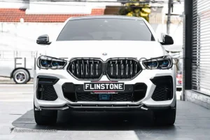 ลิ้นหน้า Carbon Fiber BMW X6 G06 ทรง Maxton Design (แท้)