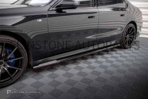 สเกิร์ตข้าง Carbon Fiber BMW i7 G70 ทรง Maxton Design (แท้)