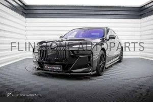 ลิ้นหน้า Carbon Fiber BMW i7 G70 ทรง Maxton Design V.3 (แท้)