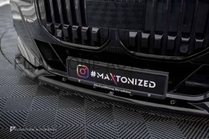 ลิ้นหน้า Carbon Fiber BMW i7 G70 ทรง Maxton Design V.2 (แท้)