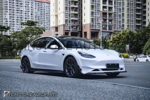 สเกิร์ตข้าง Carbon Fiber Tesla Model 3 ทรง CMST V.4 (แท้)