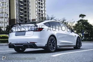 สเกิร์ตข้าง Carbon Fiber Tesla Model 3 ทรง CMST V.4 (แท้)