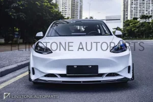 ชุดกันชนหน้า Carbon Fiber Tesla Model 3 ทรง CMST V.2 (แท้)