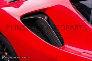 ช่องลมข้าง Carbon Fiber Ferrari SF90 ทรง OE Style (แท้)