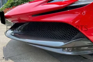 ช่องลมกันชนหน้า Carbon Fiber Ferrari SF90 ทรง OE Style (แท้)