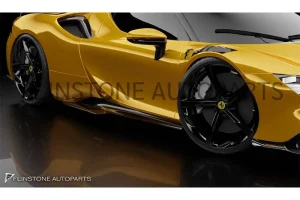 สเกิร์ตข้าง Carbon Fiber Ferrari SF90 ทรง Debora (แท้)