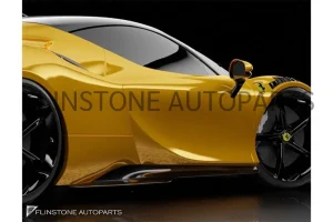 สเกิร์ตข้าง Carbon Fiber Ferrari SF90 ทรง Debora (แท้)