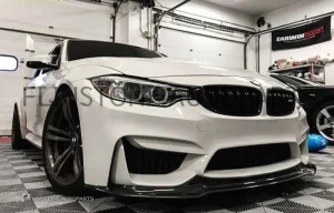 ลิ้นหน้า Carbon Fiber BMW M3 F80/M4 F82 ทรง VRS Style (แท้)