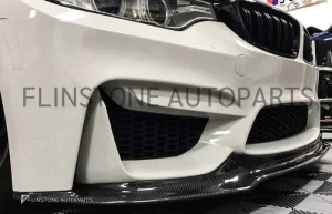 ลิ้นหน้า Carbon Fiber BMW M3 F80/M4 F82 ทรง VRS Style (แท้)