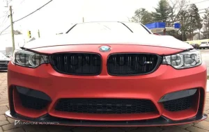 ลิ้นหน้า Carbon Fiber BMW M3 F80 ทรง 3D Style (แท้)