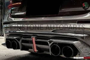 กันชนหลัง Carbon Fiber BMW M3 G80 ทรง BKSSII Style (แท้)