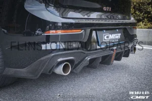 ดิฟฟิวเซอร์ Carbon Fiber Volkswagen Golf 8 ทรง CMST