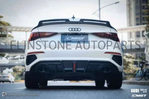 สปอยเลอร์ท้าย Carbon Fiber Audi A3/S3 ทรง CMST