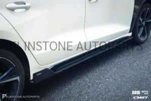 สเกิร์ตข้าง Carbon Fiber Audi A3/S3 ทรง CMST
