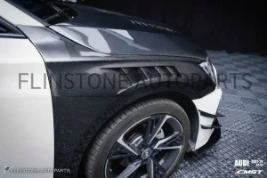 แก้มหน้า Carbon Fiber Audi A3/S3 ทรง CMST